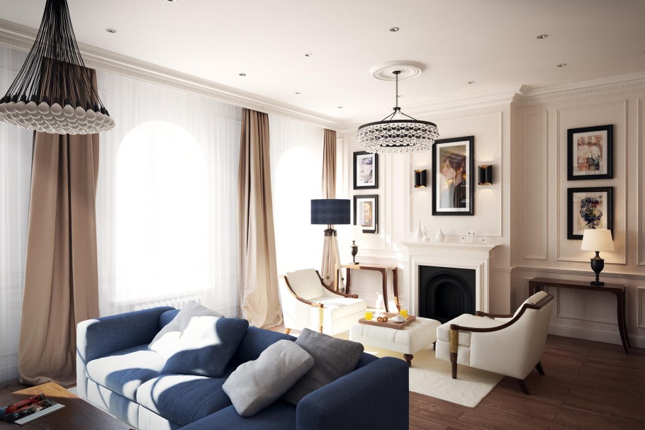 Американский стиль в интерьере квартиры