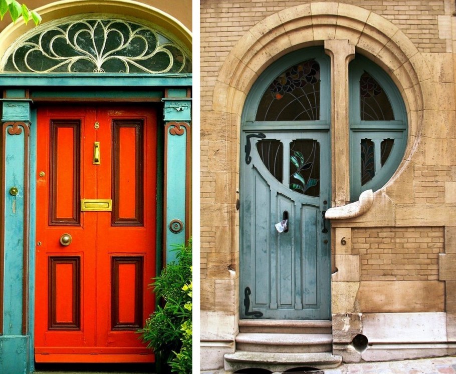 Необычные двери уличные