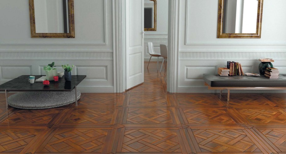 Щитовой паркет в интерьере