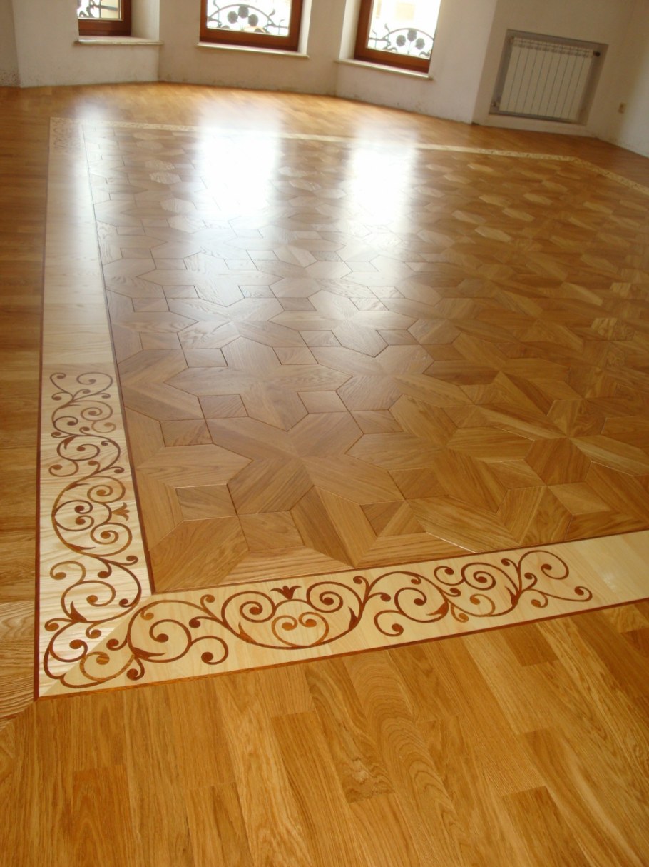 Художественный паркет в интерьере