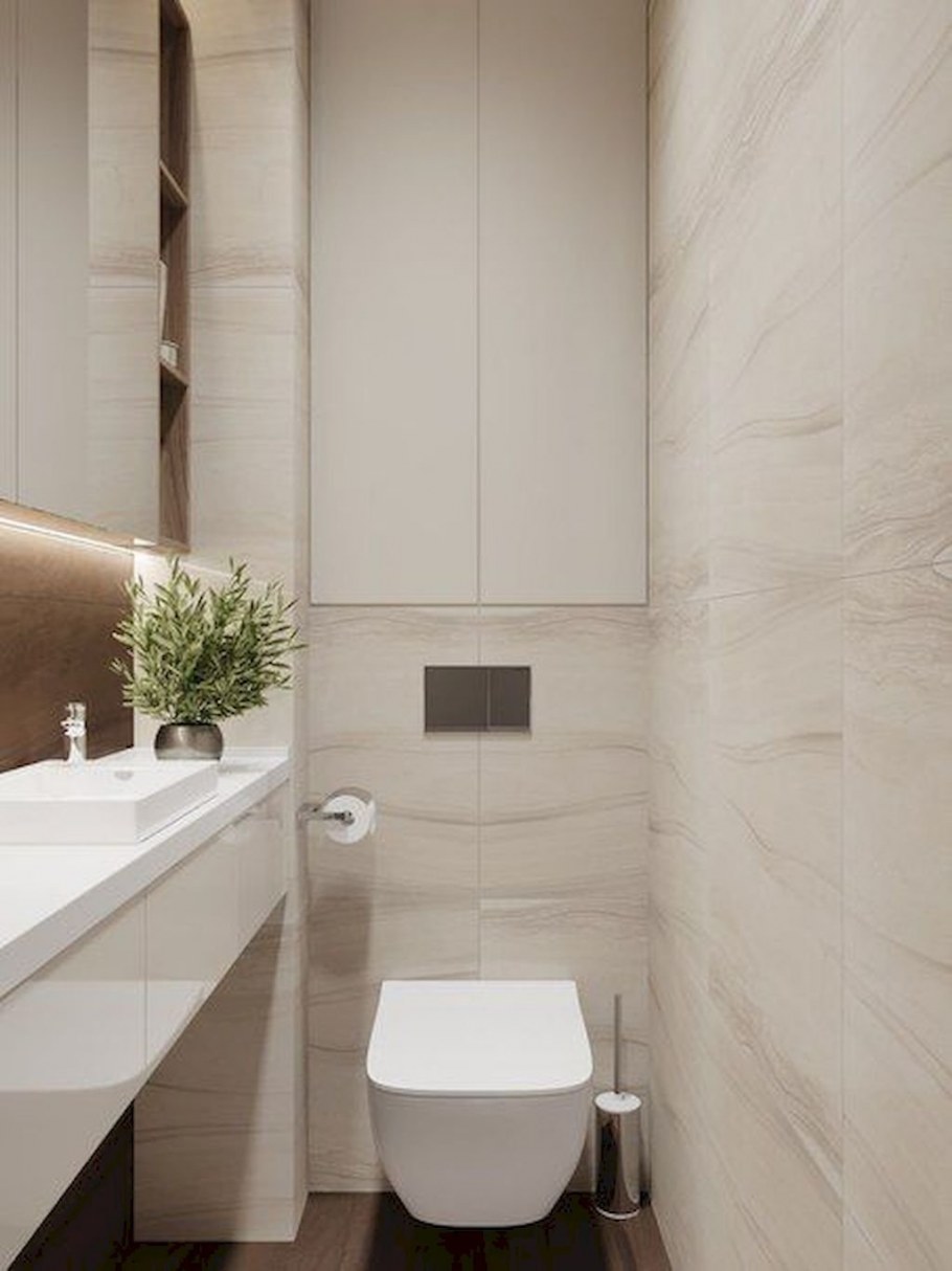 Туалетная комната в скандинавском стиле