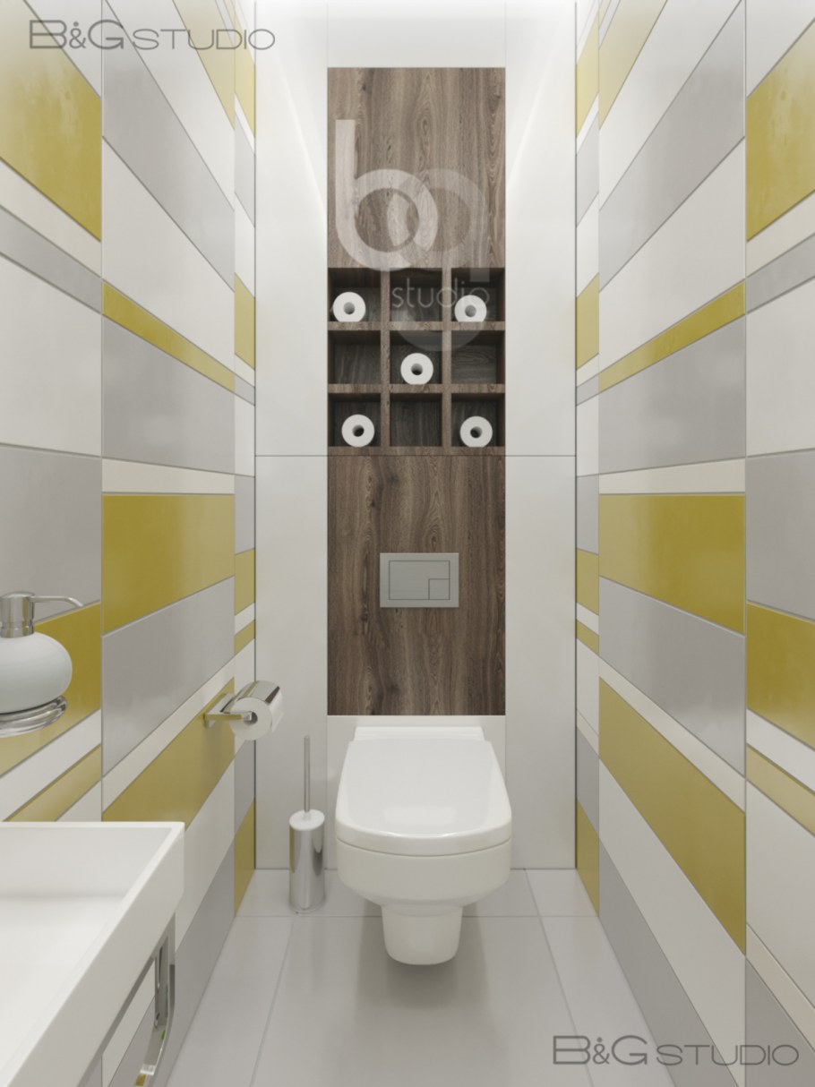 Инсталляция в маленьком туалете