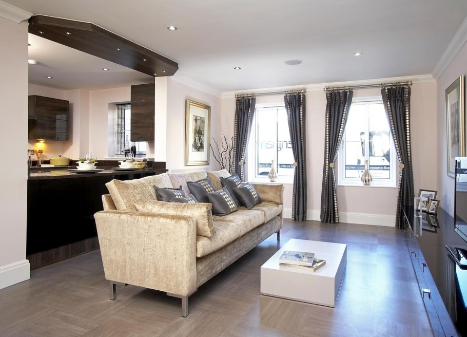 Кухня с гостинной 15кв м интерьер планировка