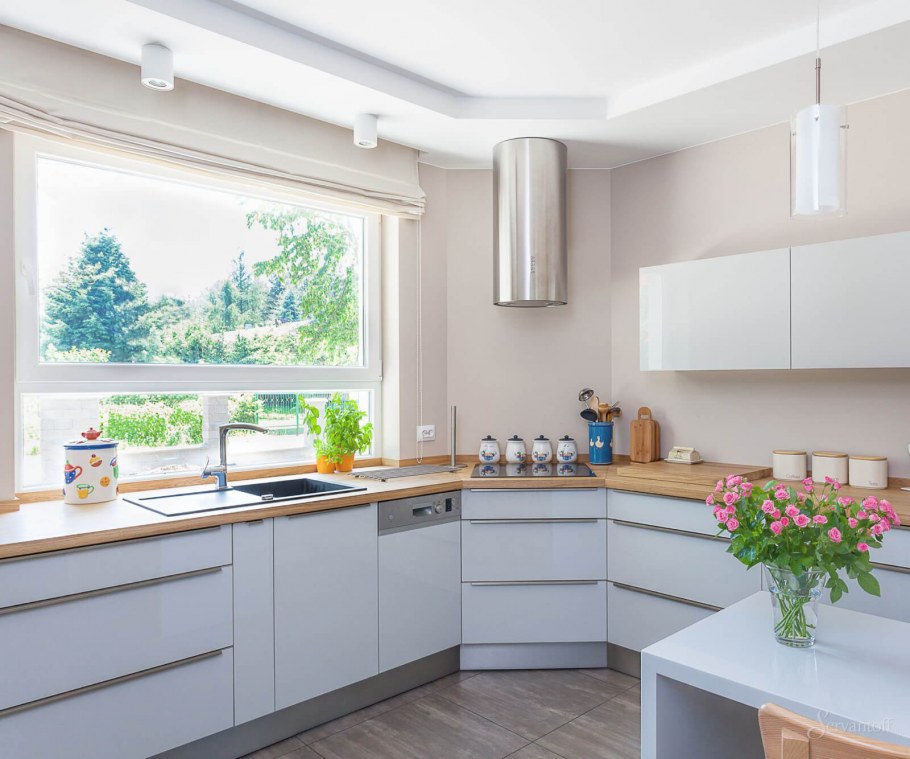 Кухня Полуостровная Неоклассика