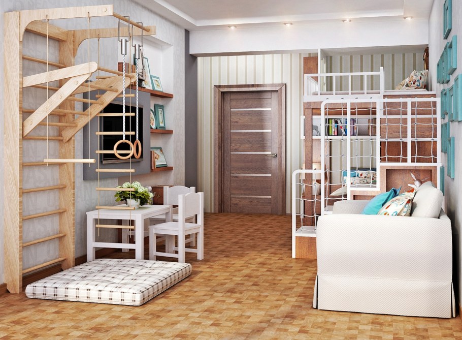 Планировка детской для девочки