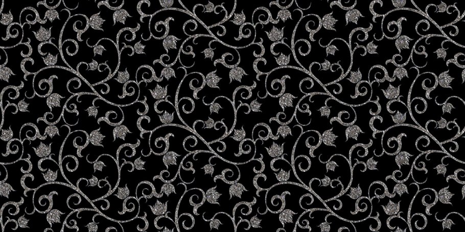 Черный фон с мелким узором