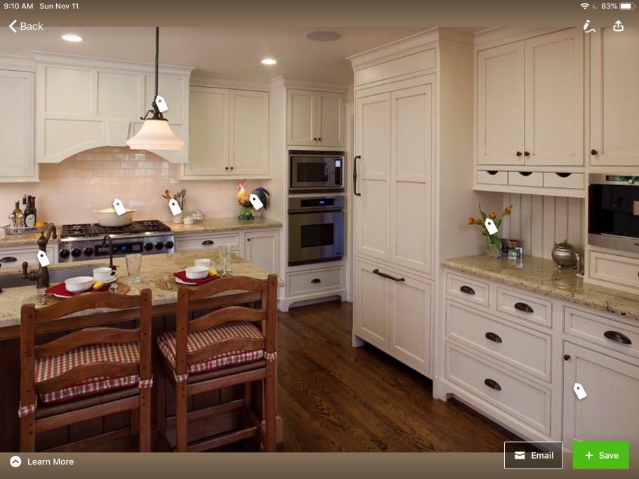 Карниз на кухню в интерьере