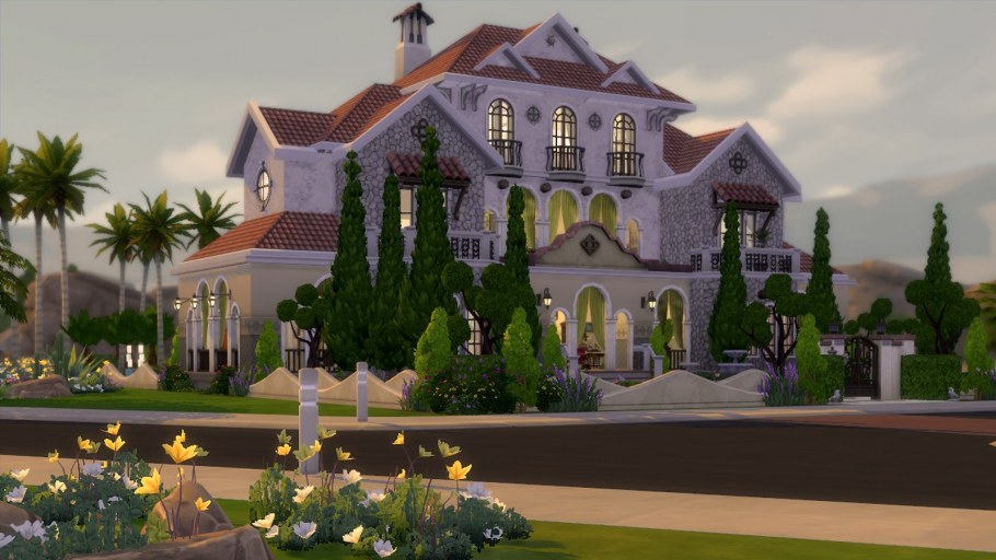 SIMS 4 дом в Оазис Спрингс