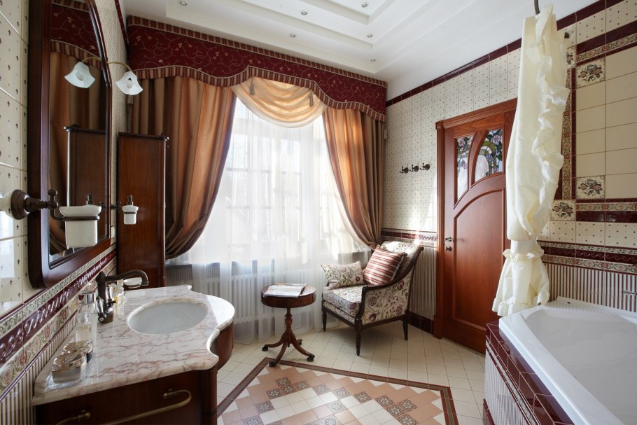 Зеленая гостиная в английском стиле