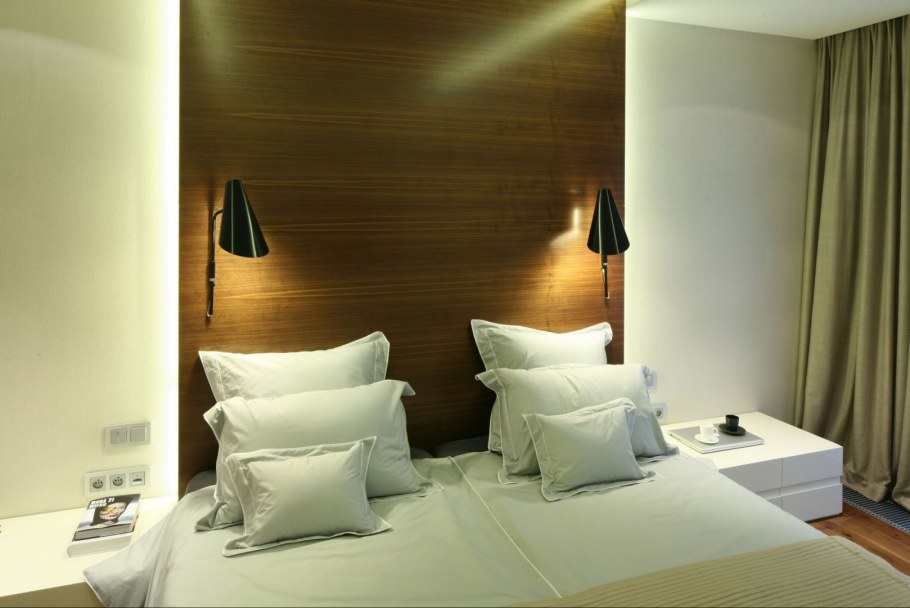 Освещение в маленькой спальне