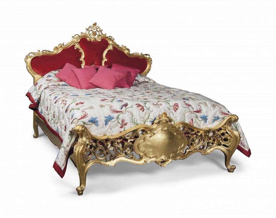 Спальня в стиле рококо