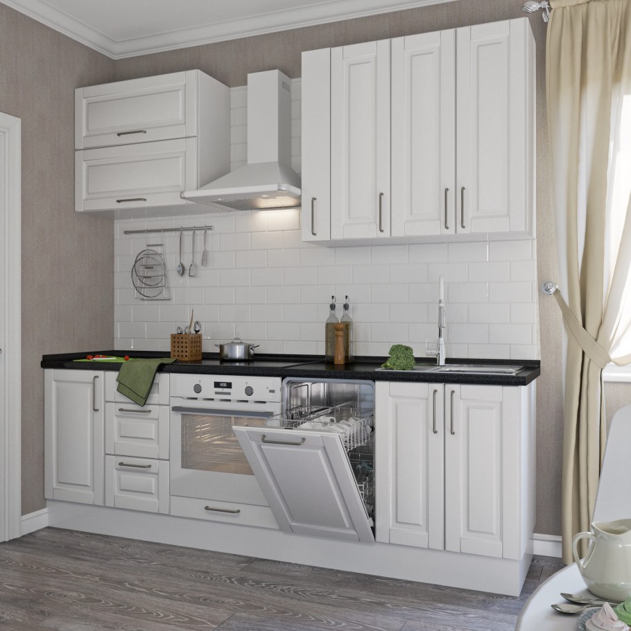 Кухня Леруа Леда серая