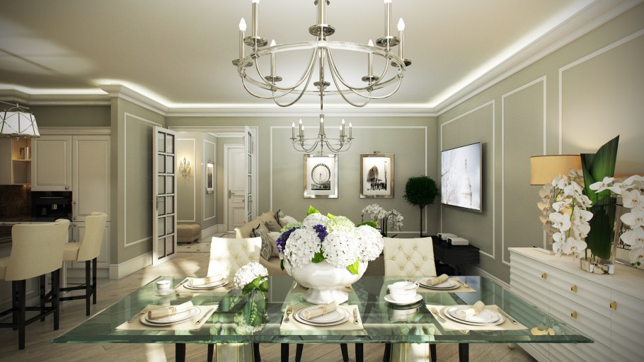 Интерьеры квартир элитных