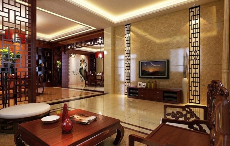 Современный китайский стиль в интерьере