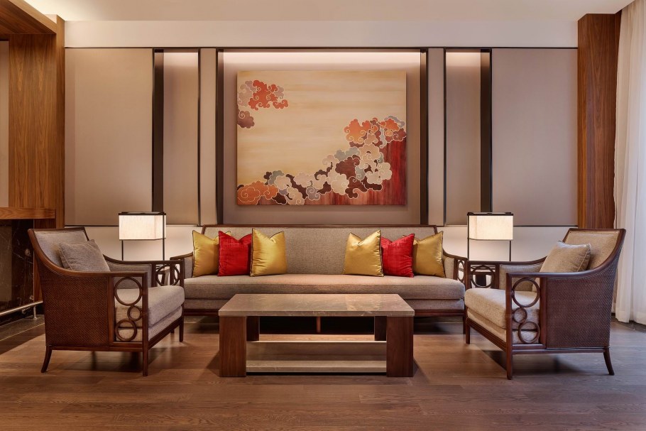 Японский стиль в интерьере гостиной