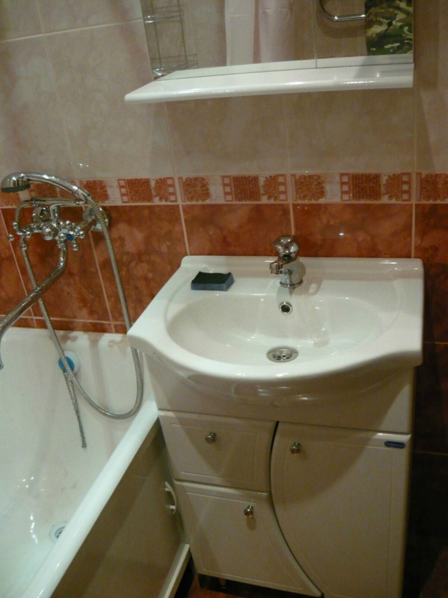 Ванные комнаты в малосемейках