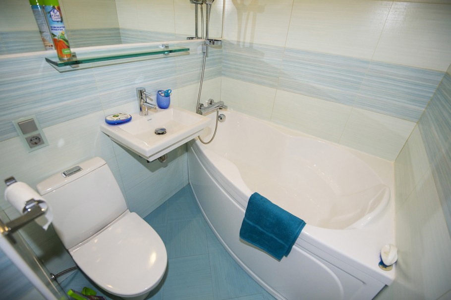 Дизайн санузла в гостинке