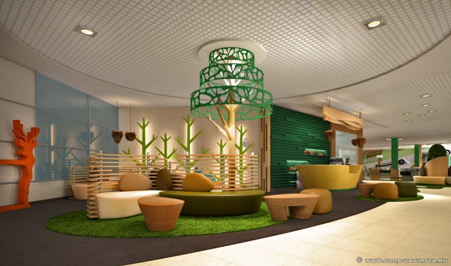 Интерьер досугового центра