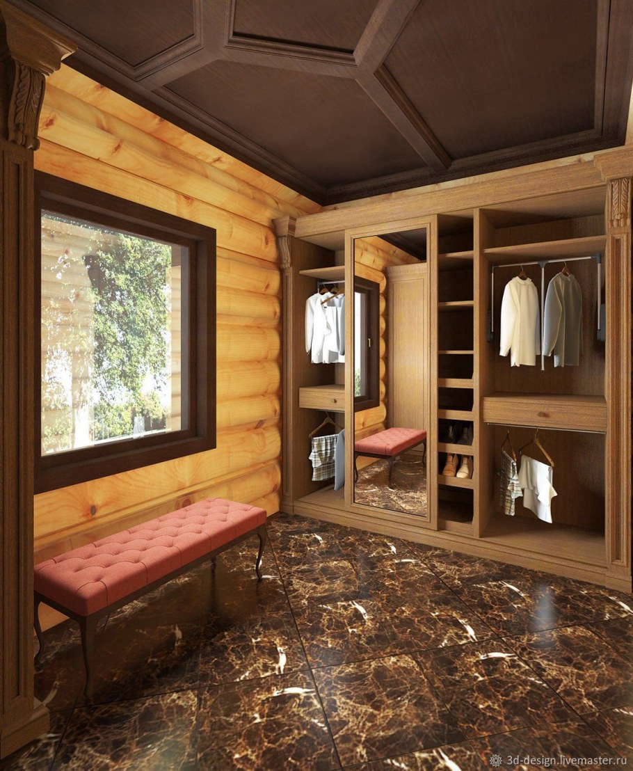 Комната в деревянном доме