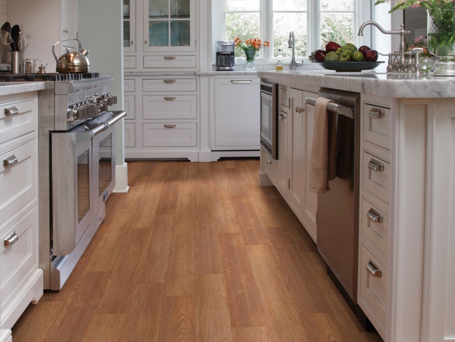 Линолеум для кухни в деревянном доме