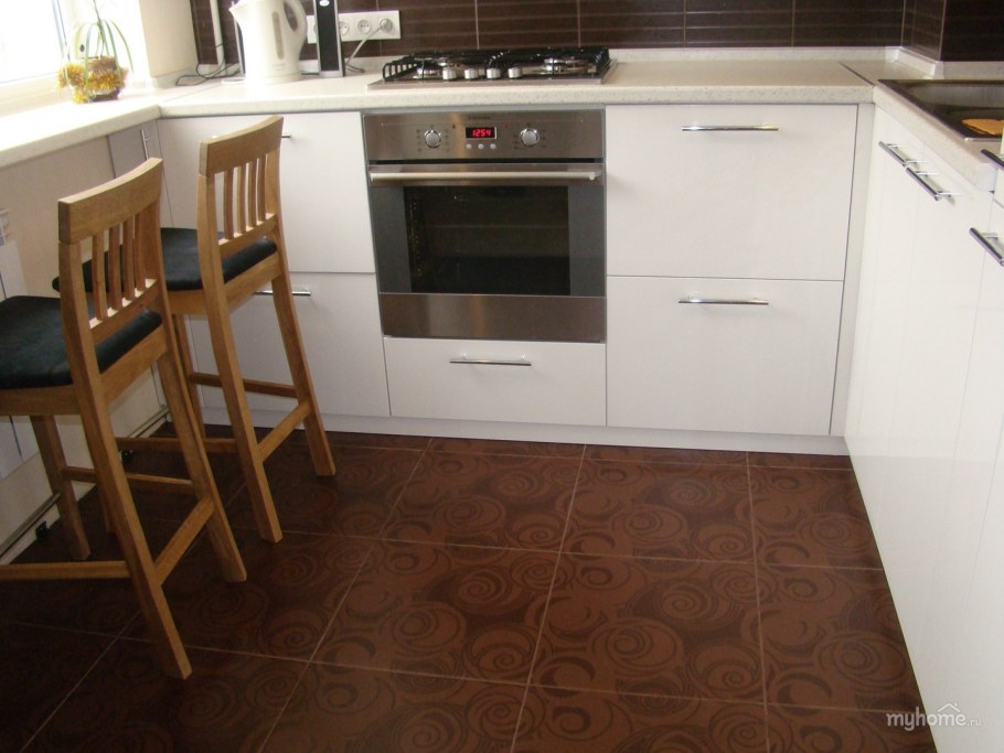 Линолеум на маленькую кухню