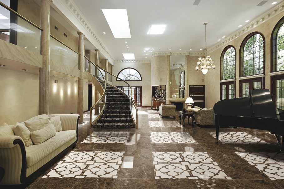 Керамогранит в интерьере квартиры