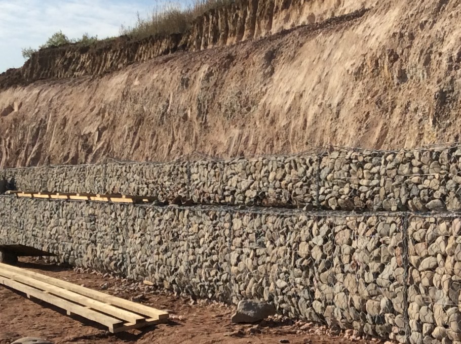 Габионы подпорные
