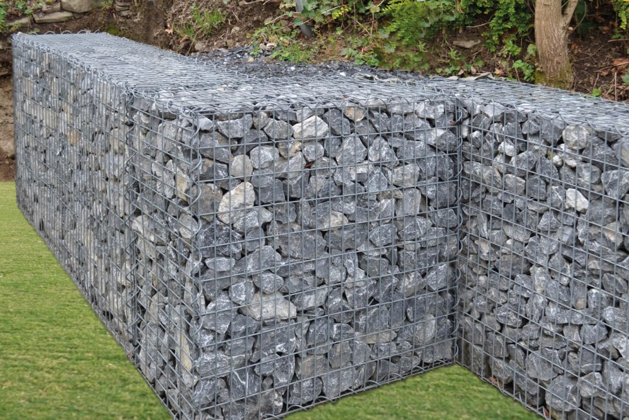 Рабатка подпорная стенка габион
