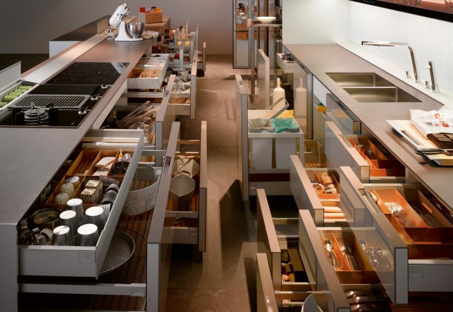 Необычные кухонные ящики