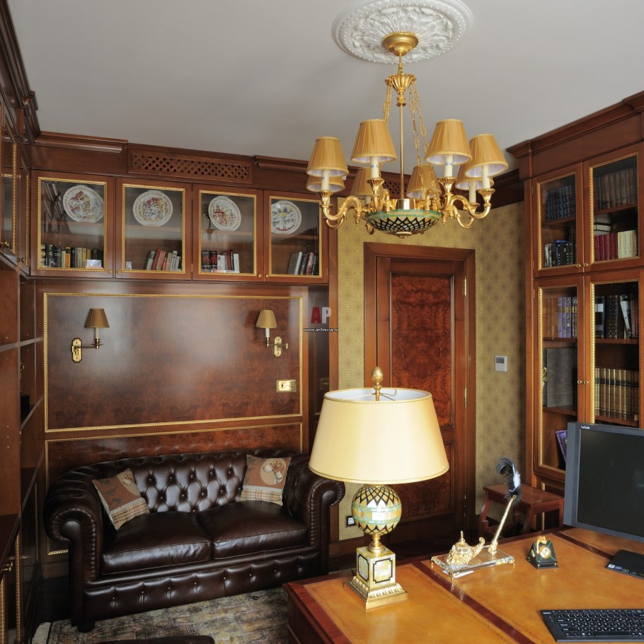 Кабинет в английском стиле