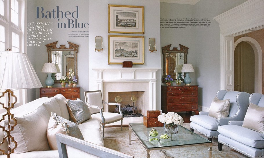 Георгианский стиль фрески