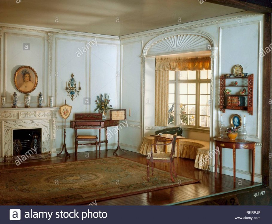 Интерьер современного георгианского дома