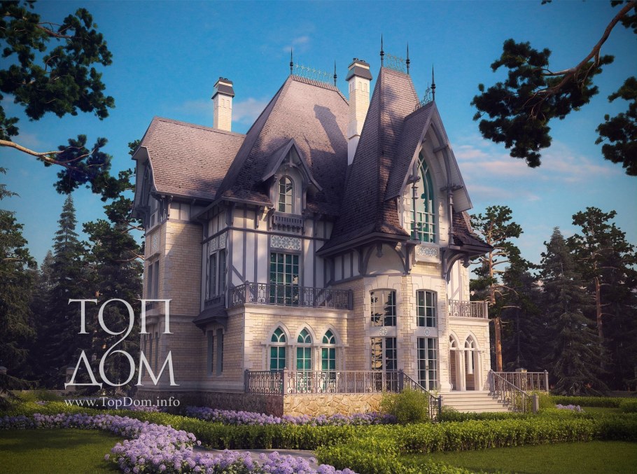 Французское Шато архитектура