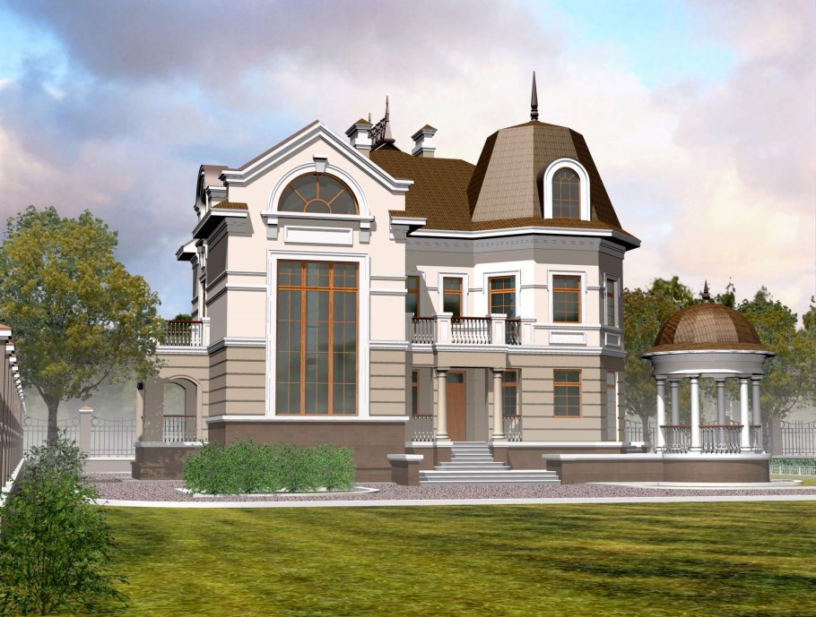 ТОПДОМ экстерьер неоклассический