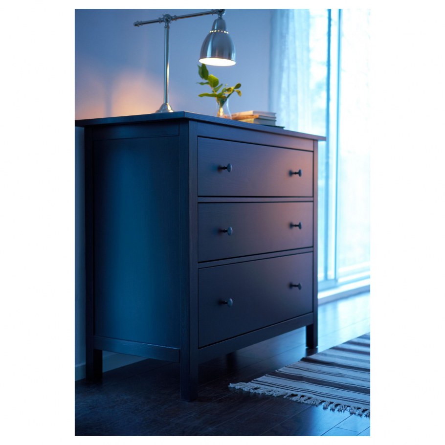 ХЕМНЭС комод с 3 ящиками