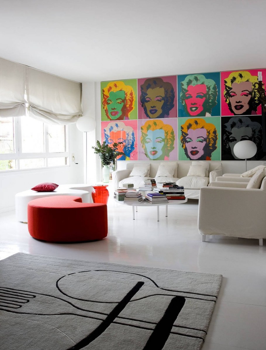 Интерьер Энди Уорхола