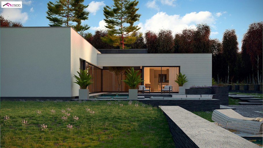 Tiny House с односкатной крышей