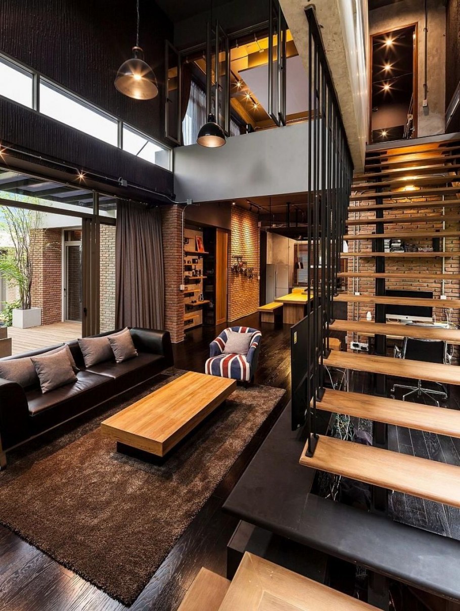 Домик в стиле лофт