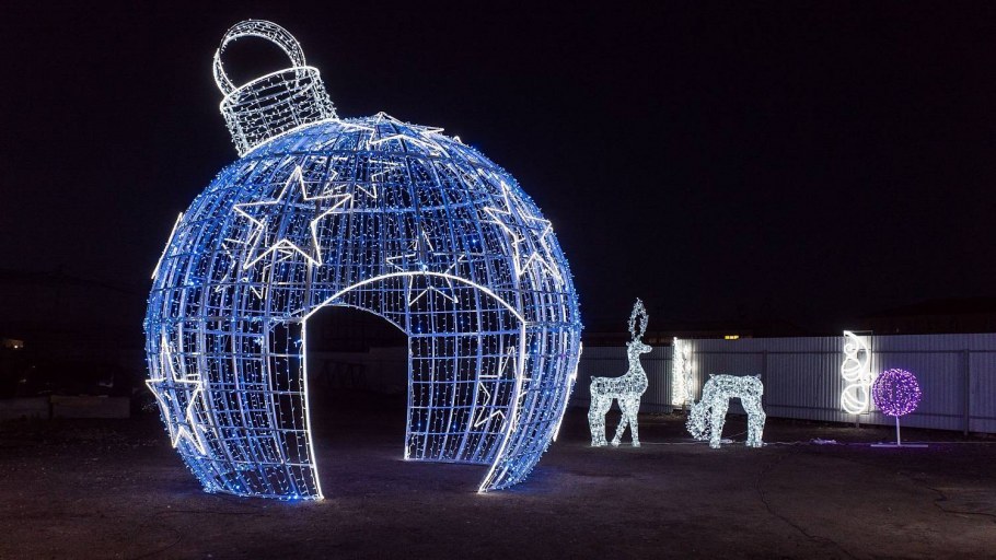 Каркасные световые фигуры