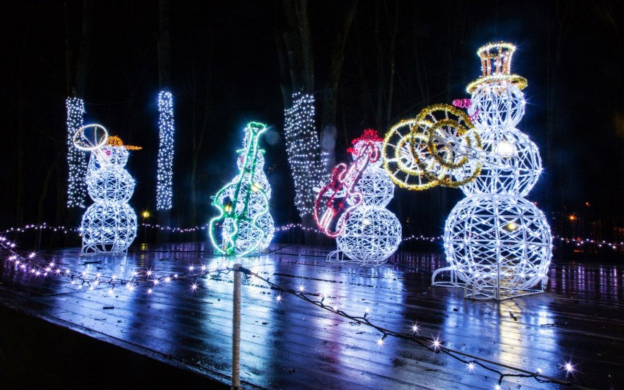 Светодиодные фигуры уличные