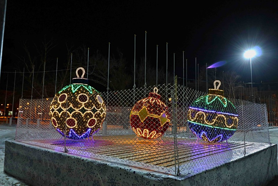 Светодиодный шар на улицу