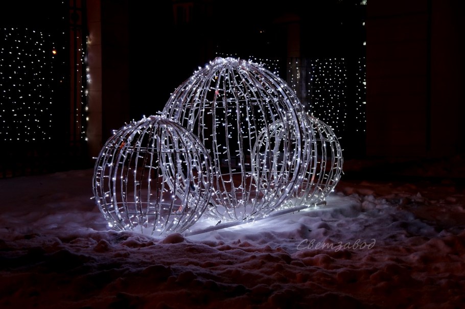 Световые фигуры для улицы