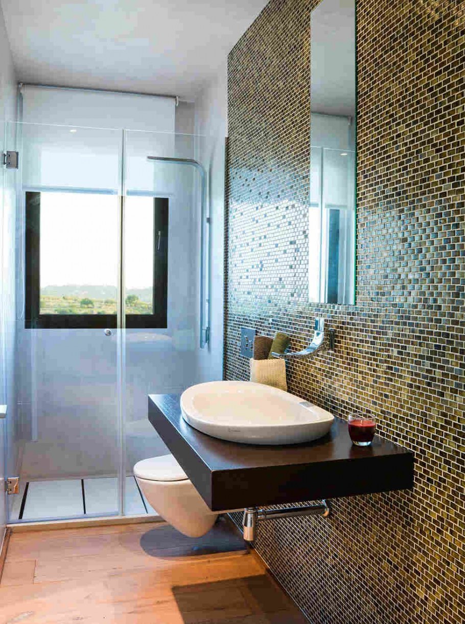 Интерьер душевой комнаты