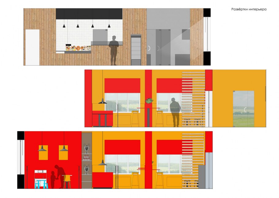 Развертка интерьера