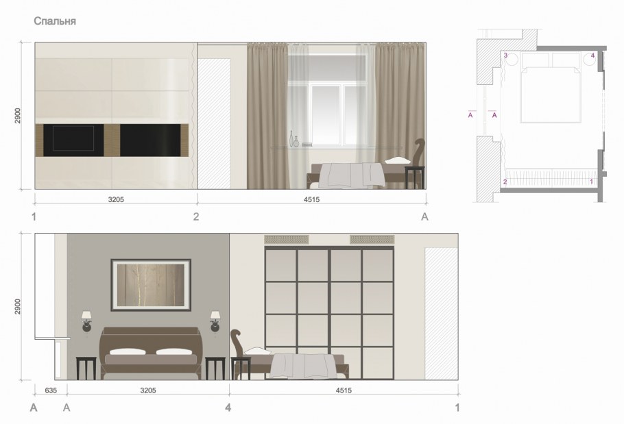 Архикад развертка стен