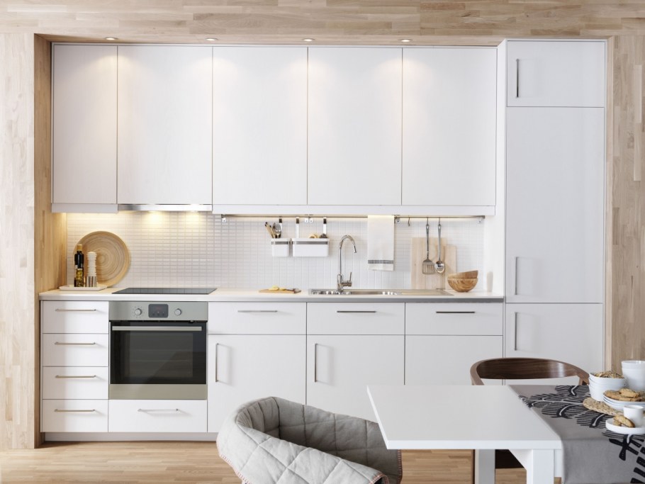 Кухня икеа Фактум белая