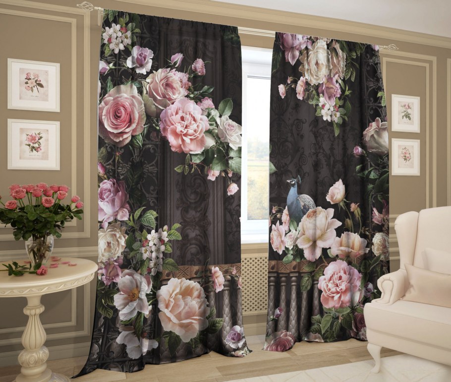 Шторы в спальню