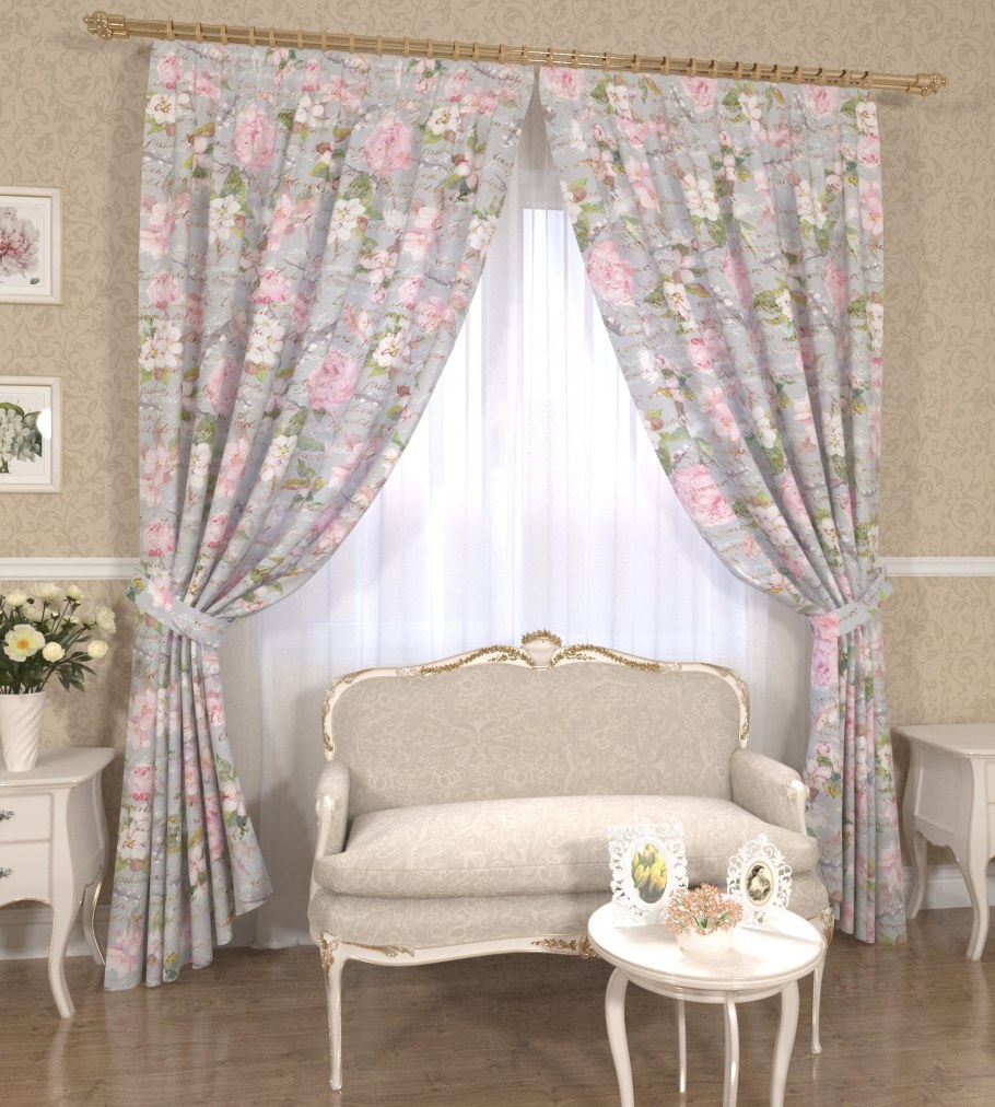 Фототюль сирень