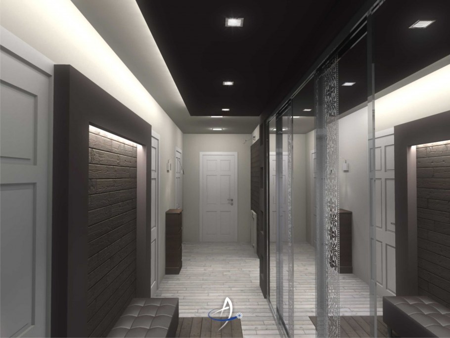 Визуальное расширение коридора