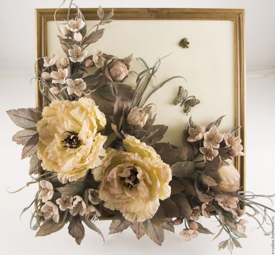 Цветочное панно